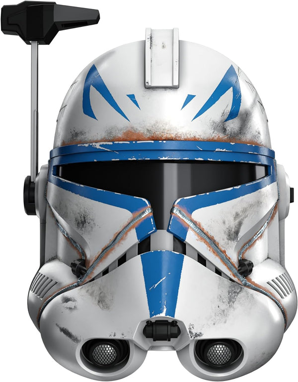 the Black Series Clone Captain Rex Premium Electronic Helmet, Ahsoka Adult Roleplay Item, Ages 14 and Up