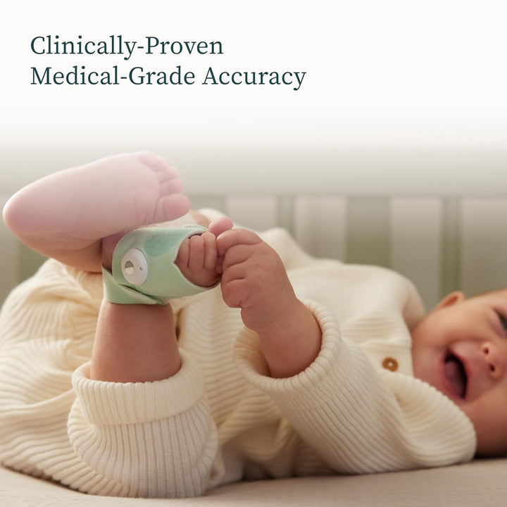 Dream Sock® - Fda-Cleared Smart Baby Monitor - Track Live Pulse (Heart) Rate, Oxygen in Infants - Receive Notifications