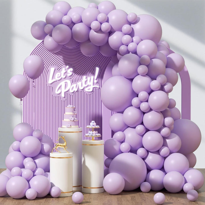 120Pcs Clear Balloons, 18 12 10 5 Inch Transparent Balloons Different Sizes Clear Balloon Garland for Baby Shower Wedding Bridal Shower Birthday Party Decorations
