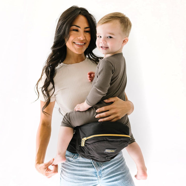the Original Premium Quality Hip Seat Carrier – Safety-Certified Baby & Toddler Carrier with Secure Safety Buckles, No-Flimsy-Foam Design, Storage Pockets & Nursing Pillow. 0–3 Yrs