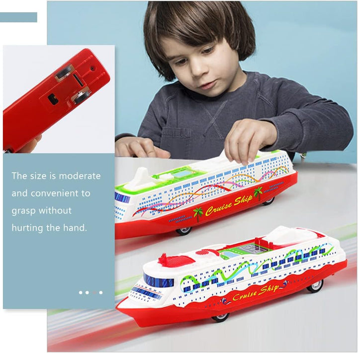 Cruise Model Toy 5Pcs Friction Powered Car Pull Back Cruise Model Go Friction Powered Vehicles Truck Inertia Toys Kids Educational S for Party Rewards Gliding