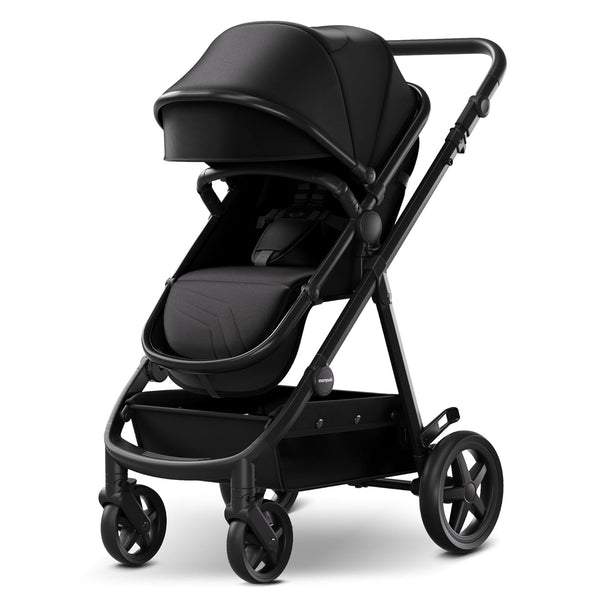 Meteor2 Baby Stroller 2-In-1 with Newborn Mode, Compatible with Infant Car Seat Adapter Included, Full-Size Bassinet Strollers for Family Outings