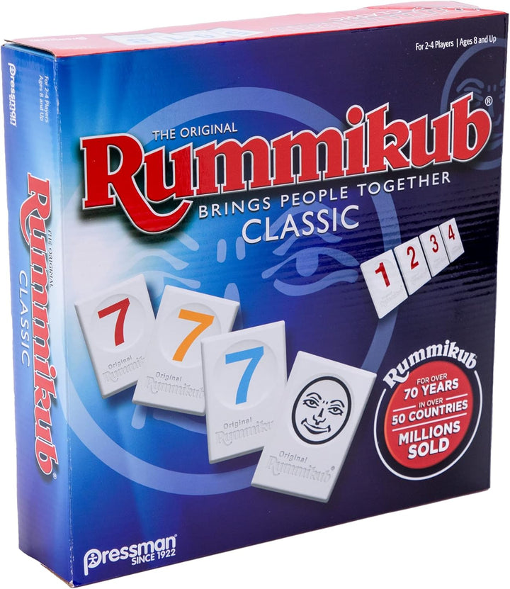 Rummikub - the Original Rummy Tile Game | Exciting Family Game of Strategy and Luck | Promotes STEM Skills | for Kids, Teens, Adults | 2-4 Players, Ages 8+