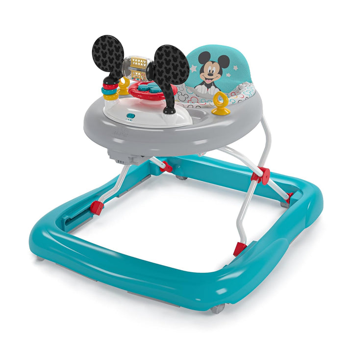 Disney Baby Minnie Mouse Forever Besties 2-In-1 Baby Activity Walker - Easy Fold Frame and Removable -Toy Station, 6 Months and Up