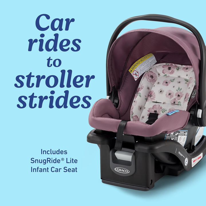 Verb Travel System | Includes Verb Stroller and Snugride 30 Infant Car Seat, Merrick | Stroller and Carseat Combo