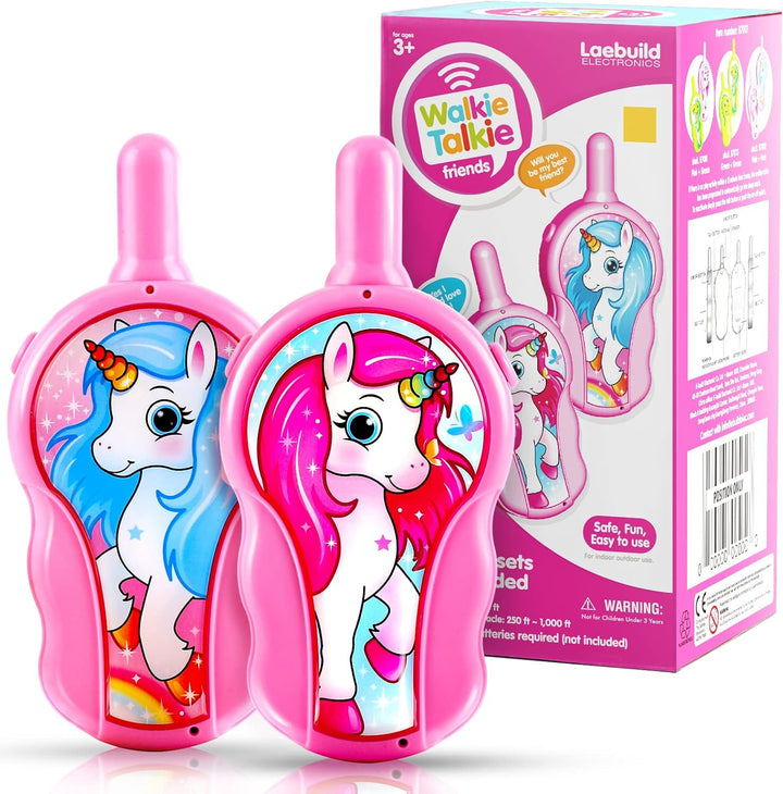 Walkie Talkies for Kids - Walkie Talkie Toys Gifts for 4 5 6 7 8 Year Old Girls Boys Long Range Fire & Rescue Walkie Talkies for Christmas Birthday Easter Gifts Indoor outside Games Red
