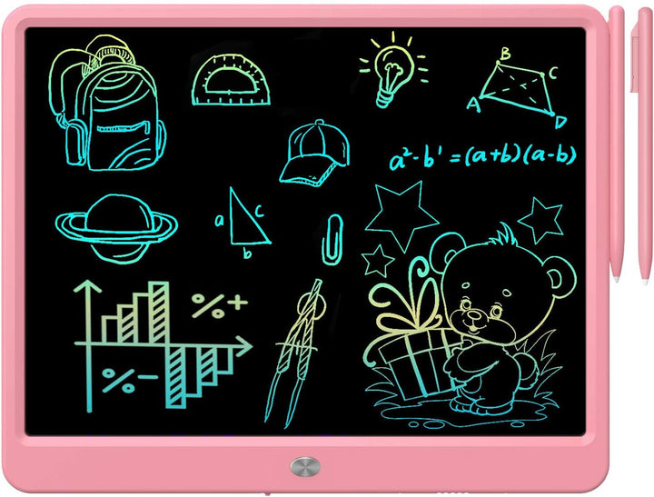 LCD Writing Tablet, Doodle Board Toys Gifts for 3-8 Year Old Girls Boys, 10 Inch Colorful Electronic Board Drawing Pad for Kids, Gifts for Toddler Educational Learning Travel Birthday, Blue