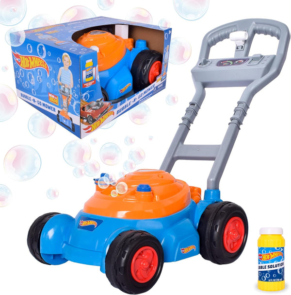 ™ Bubble Lawn Mower for Toddlers, Bubble Blowing Machines, Indoor/Outdoor Gardening Toy, Birthday Gift for Prechool Girls and Boys, No Batteries Required, Includes Bubble Solution, 2+