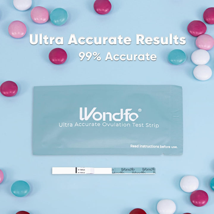 Ultra Accurate Ovulation Test Strips -Ovulation Urine Tests with Numerical Result, Fertility Cycle Monitoring- 20 LH Test