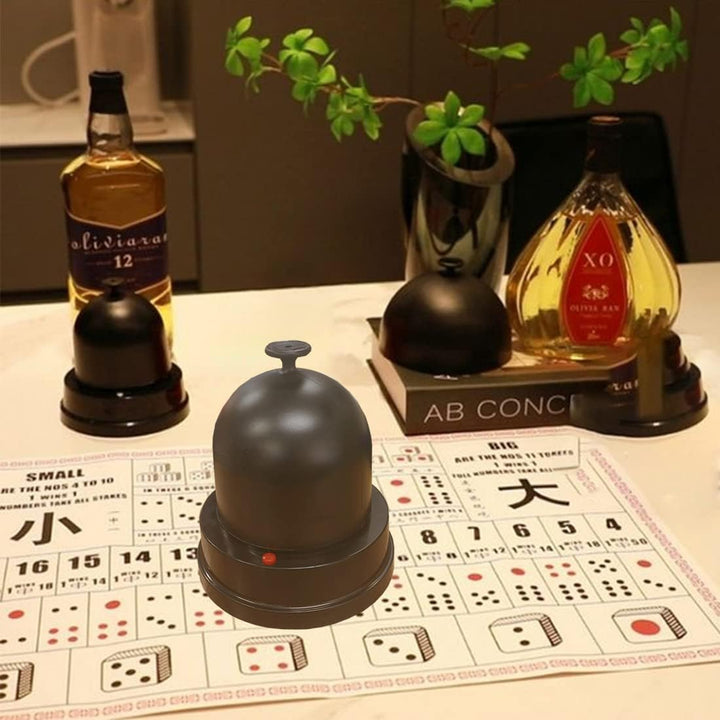 Automatic Lucky Dice Roller Cup Set with 5 Dices for Family Friends Party Games EK1883