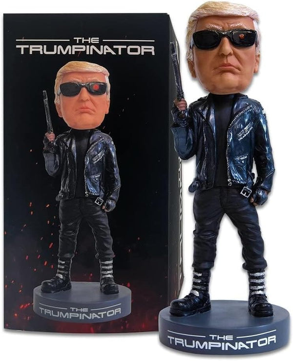 the Trumpinator Bobblehead the #1 Patriotic & President Gift 2025 Birthday for Conservatives or Gag Gift for Liberals