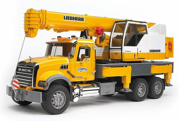 02818 Mack Granite Liebherr Crane Truck
