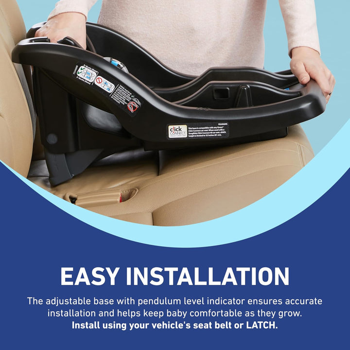 Snugride Lite LX Infant Car Seat, Rear-Facing, Lightweight, Adjustable Base, Easy Install, Studio