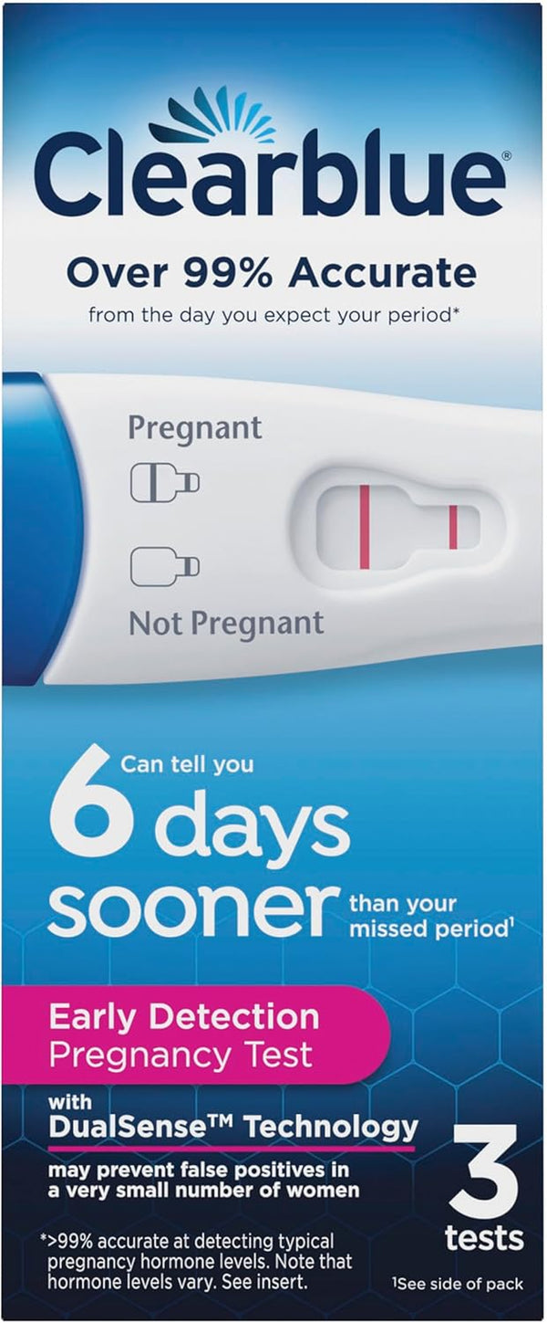 Early Detection Pregnancy Test, 3 Ct
