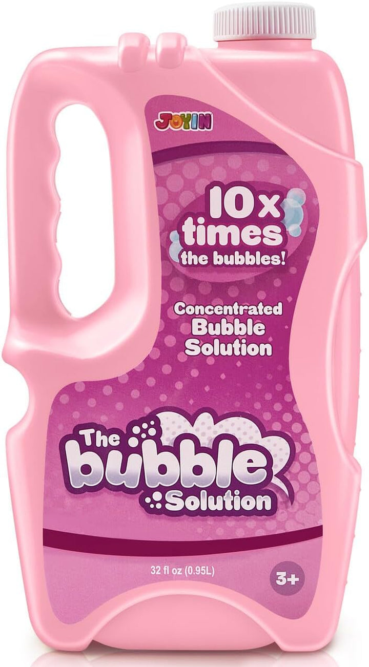 32 OZ Concentrated Bubble Solution (Close to 1L/ up to 2.5 Gallon Refills), Concentrated Solution Refills for Bubble Machine, Wands, Blower, Easter