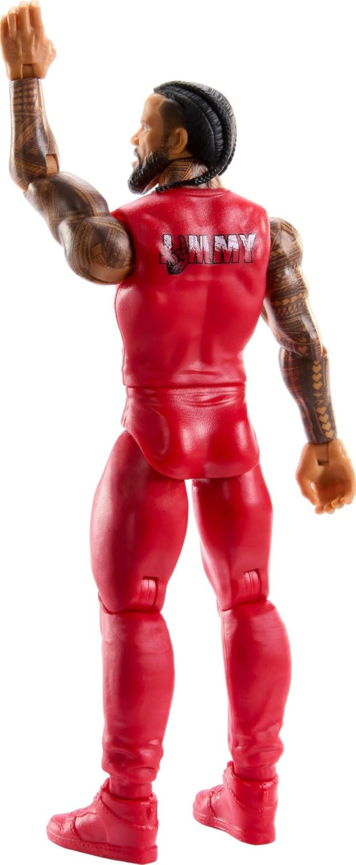 WWE Jimmy USO Action Figure, Main Event Series #155 6-Inch Collectible with 10 Articulation Points & Life-Like Look