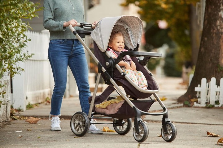 Deluxe Grow and Go Travel System Stroller and Car Seat Combo, 8-In-1 Travel System, Weight Capacity 4-30 Lbs, Dunes Edge