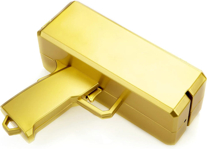 Gold Money Guns Shooter, Super Money Gun Make It Rain Toy Gun, Handheld Spary Cash Gun for Game Movies Party Supplies(Golden)