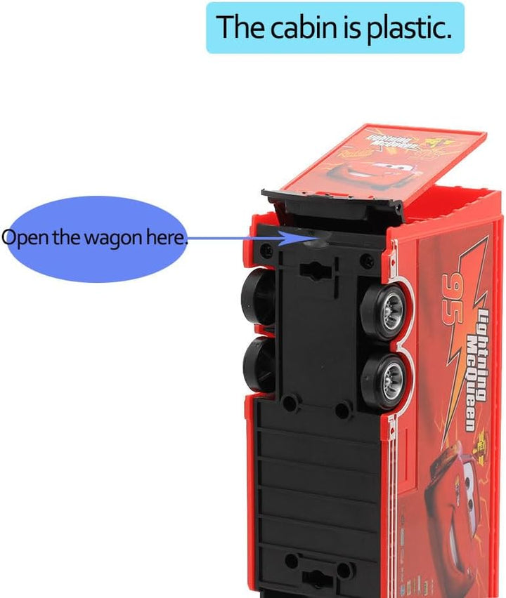 Car 2 3 Toys, Truck and Car Set, Movie Car, Metal and Plastic Material, Children'S Christmas and Birthday Gifts (Mack Truck Uncle)