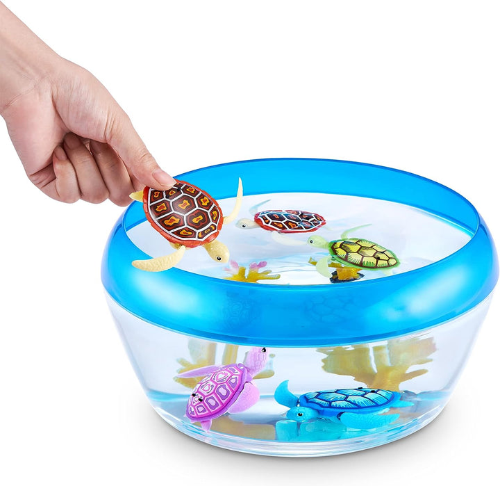 Robo Turtle Robotic Swimming Turtle (Green + Pink) by  Water Activated, Comes with Batteries, Exclusive (2 Pack)