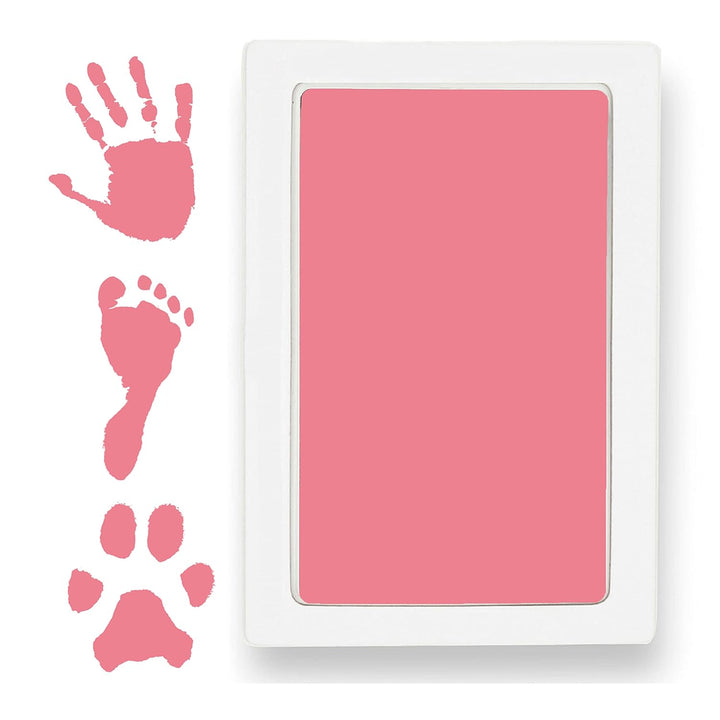 Clean Touch Ink Pad for Baby Handprints and Footprints – Inkless Infant Hand & Foot Stamp – Safe for Babies, Doesn’T Touch Skin – Perfect Family Memory or Gift – Black Print Kit by