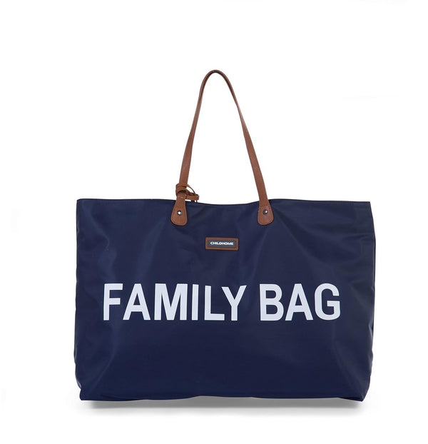 Family Bag, Navy/White