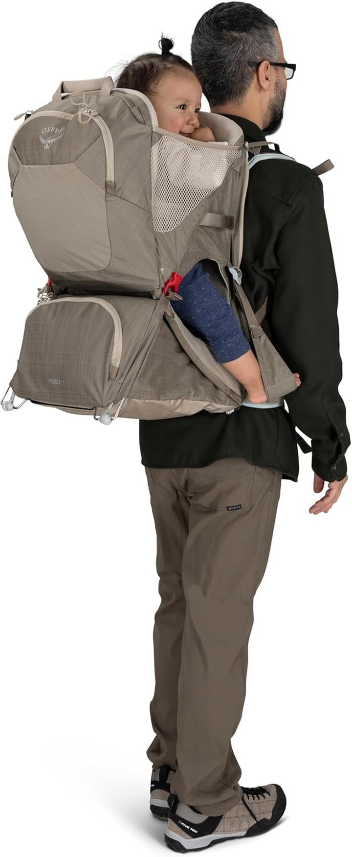 Poco LT Lightweight Child Carrier Backpack - Compact, Travel-Ready Kid Carrier with Sunshade and Adjustable Fit - Lightweight, Comfortable Hiking Carrier for Toddlers