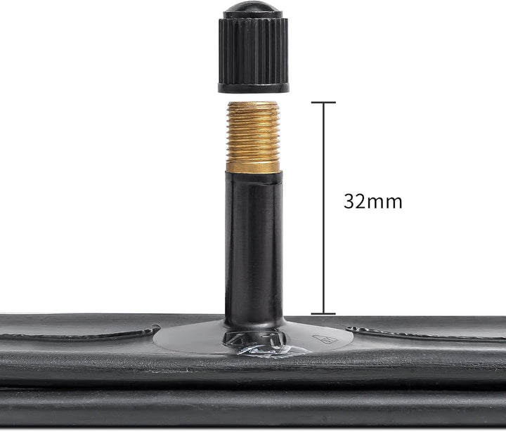 2-PCS 24"X1.0" Heavy Duty Wheelchair Tubes 24X1 1/8 Wheelchair Tubes Av32Mm 25/28-540 Inner Tubes Compatible with 24X1.0 24 X 1 1/8 24X1 1-8 Wheelchair Tire Tubes Schrader Valve