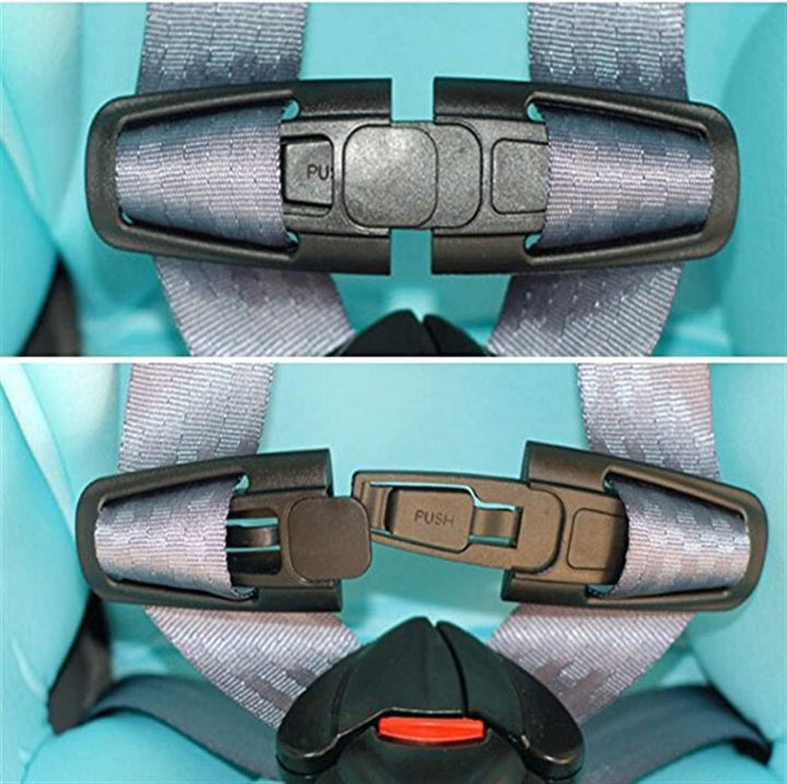 Car Seat Chest Harness Clip and Car Seat Safety Belt Clip Buckle Universal Replacement for Baby and Kids Trend, Adjustable Guard