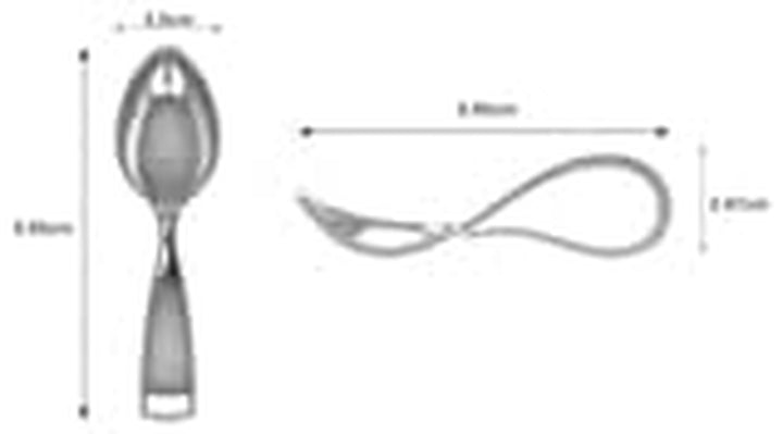 Sterling Silver Beaded Loop Feeding Spoon - Premium Quality Food Grade Standard .925 Solid Sterling Silver Spoon - Engravable Gift for Baby with a Beautiful Gift Box