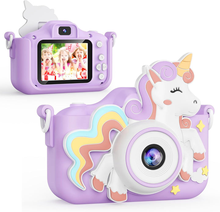 Kids Camera Toy Digital Camera for Kids, Dinosaurs Birthday Gifts for Boys Age 3-12, 1080P HD Video Camera for Toddler, Children Toys for 3 4 5 6 7 8 9 Year Old Boys with 32GB SD Card