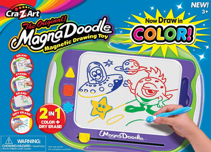 Retro Magna Doodle - 50 Years of Creative Fun – Classic Magnetic Drawing Board Toy, Ages 3+