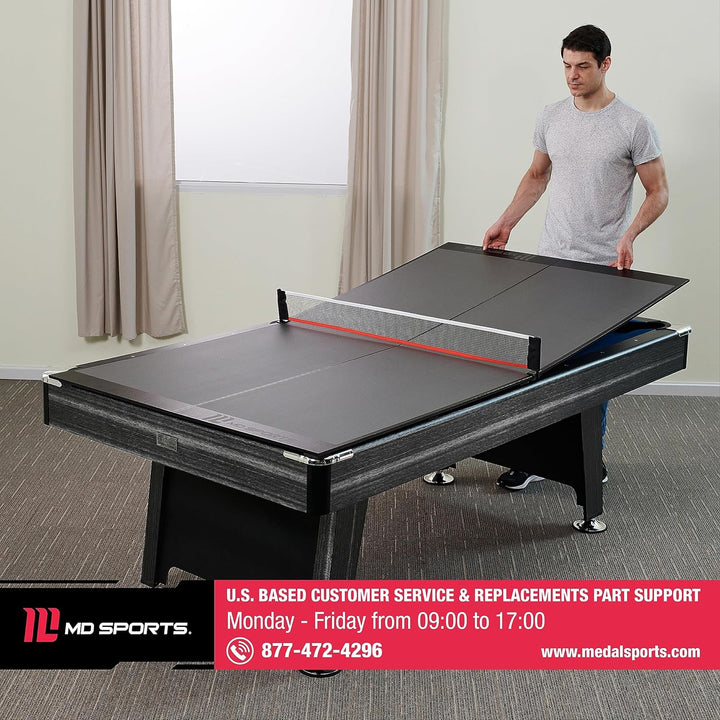 Table Tennis Tables Multiple Styles Ping Pong Tables, Foldable for Easy Storage with Nets Included, Perfect for Family Game Rooms