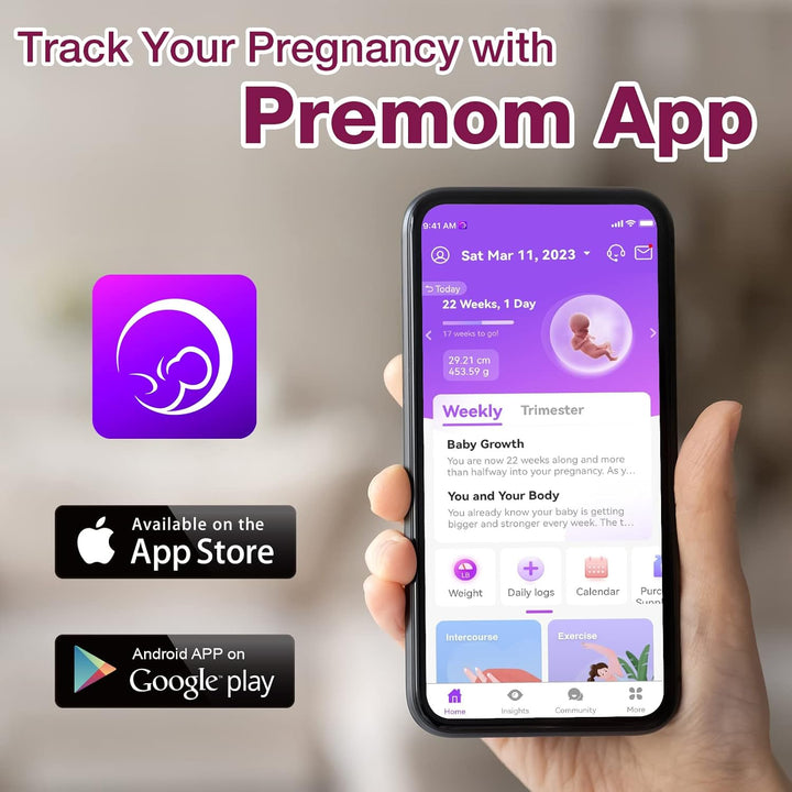 Pregnancy Test Strips Kit: 10 Pack Hcg Test Strips - Early Detection Home Pregnancy Strips Bulk
