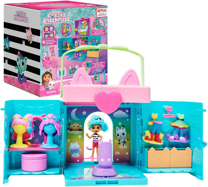 Gabby’S Dollhouse, Purr-Ific Pool Playset with Gabby and Mercat Figures, Color-Changing Mermaid Tails and Pool Accessories Kids Toys for Ages 3 and Up