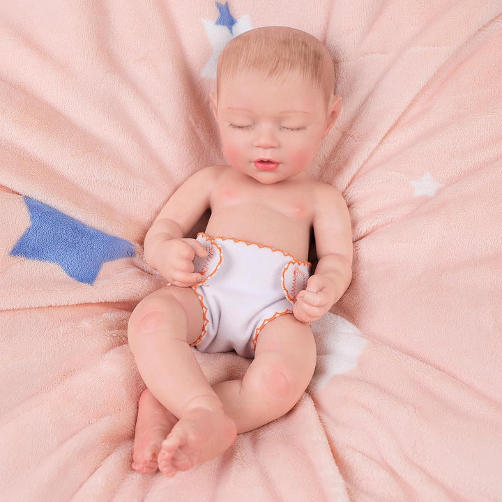 6 Pcs Baby Doll Diapers for 12-15 Inch Dolls, Reusable & Washable Doll Underwear Fits Newborn Baby Dolls, Pretend Play Accessories for Toddlers Girls