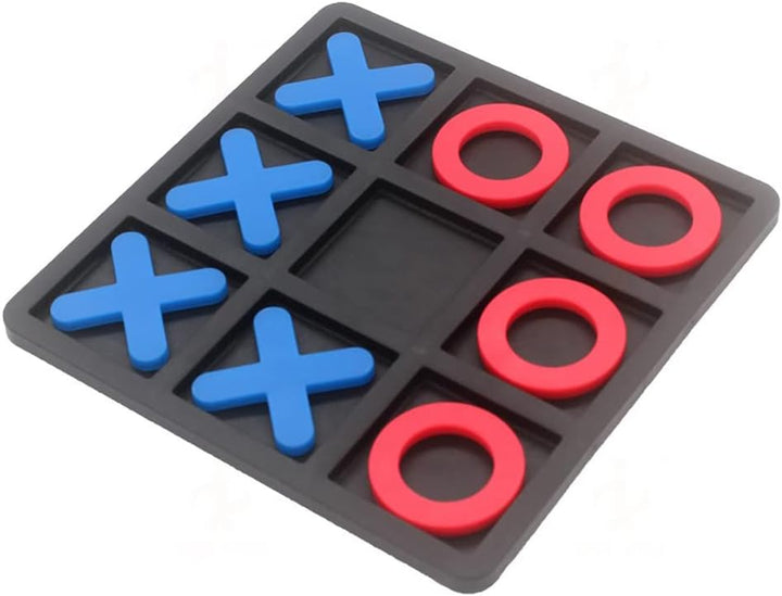 Tic Tac Toe Board Game,Tic Tac Toe Family Game, Classic Board Game, Classical Family Board Game,Children'S Tic Tac Toe Game, Plastic Tic Tac Toe Game, Board Size 15 X 15 Cm