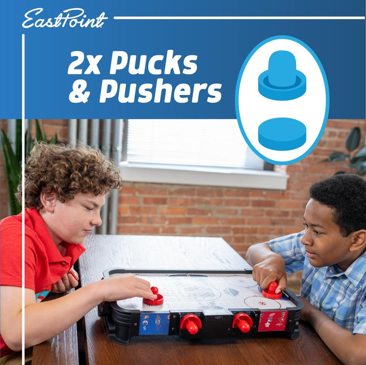Eastpoint Tabletop Hover Hockey Pro - Play Air Hockey on Any Table