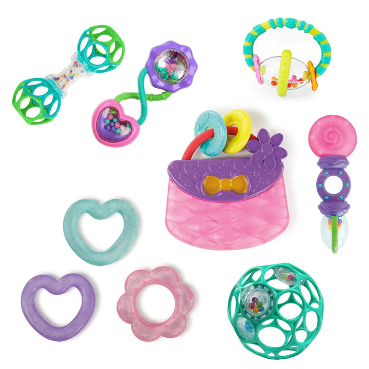 Oball Shaker Rattle Toy, Ages Newborn Plus