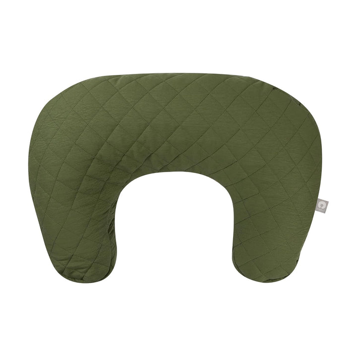 Original Nursing Pillow, Gray Taupe Leaves, Ergonomic Nursing Essentials for Bottle and Breastfeeding, Firm Fiber Fill, with Removable Pillow Cover, Machine Washable