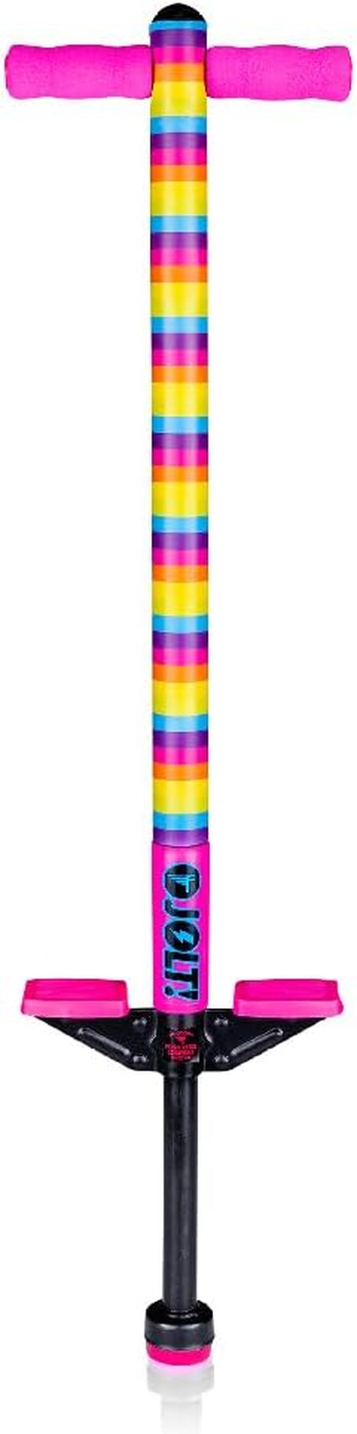 Jolt Pogo Stick for Kids Ages 6 and Up, 40 to 80 Pounds, Perfect for Beginners, Easy Grip Foam Handles, Anti-Slip Foot Pegs, Outdoor Jumper Toys for Boys & Girls, outside Toys for Kids