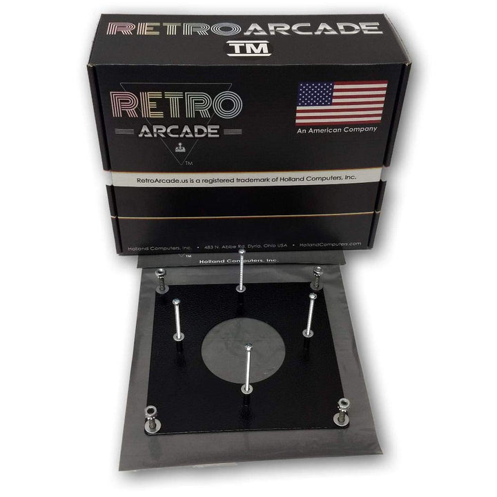 Arcade Game 3 Inch Trackball Metal Mounting Kit, Works with Ra-Track-Ball