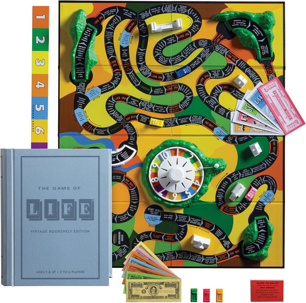 the Game of Life Vintage Bookshelf Edition