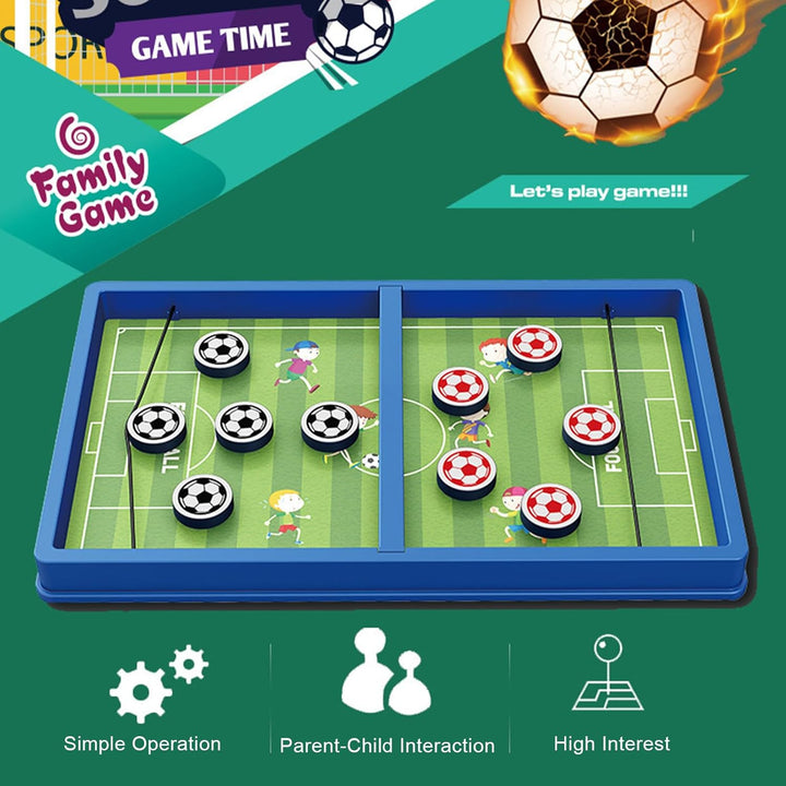 Football Stuff, Football Passer, Wooden Sling Football Shot Board Game Large Table Interaction Speed Track Toy for Party Home Family Parents-Child Boys Girls Adult