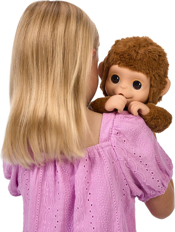 My Baby Monkey Mango, 50+ Sounds and Reactions, Plush Interactive Monkey Toy Set with Accessories, Interactive Pets for Kids Ages 4+