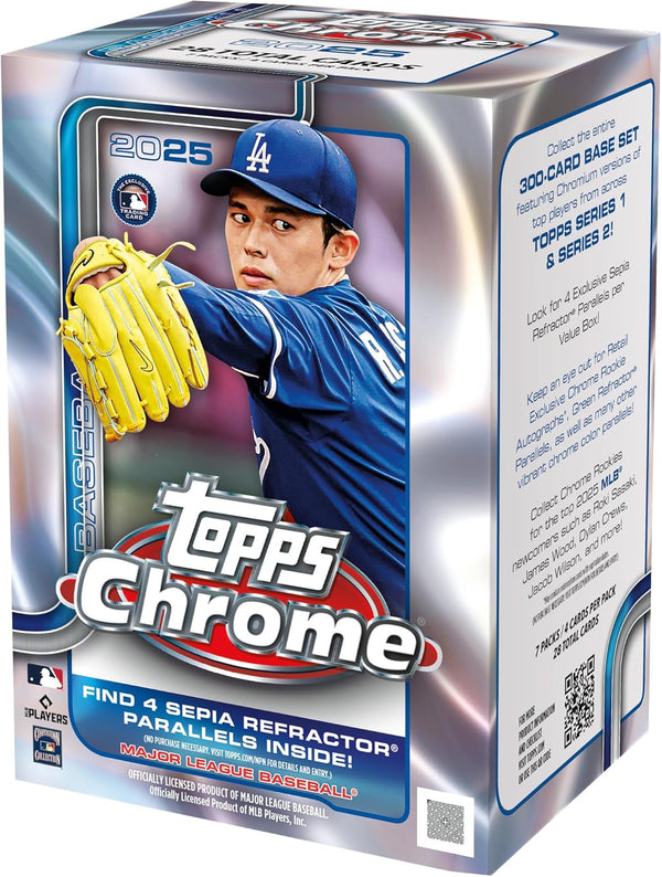 2025 Chrome Baseball - Factory Sealed - Value Box