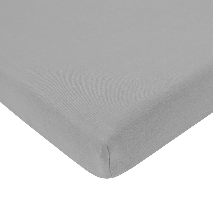 2 Pack 100% Natural Cotton Fitted Pack and Play Sheets 39" X 27" - Soft & Breathable Pack N Play Sheets for Playard & Mini Crib Mattress, Gray Star/Gray Zigzag, for Boys & Girls
