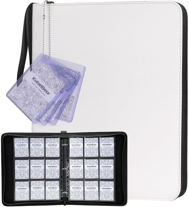 Premium 9-Black Pocket Card Binder – 720 Collection Binder Folder Card Album Card Holder Fit for MTG Football Play Cards (Black, 9 Pocket)
