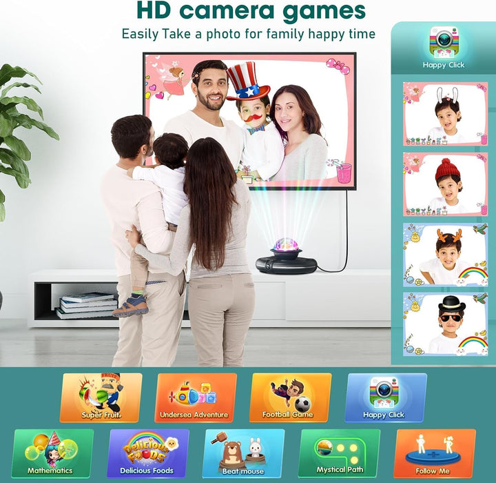 Dance Mat Games for TV - Wireless Musical Electronic Dance Mats with HD Camera, Double User Exercise Fitness Dance Pad Dancing Mat for Kids & Adults, Birthday for Boys & Girls