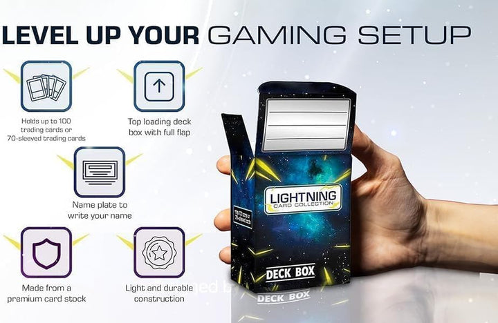 100  Card Lot with Legendary Ultra Rare Cards- Bundle with a LCC Deck Box Included